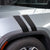 Front Double Side Stripes for R1T / R1S - Black Carbon Fiber